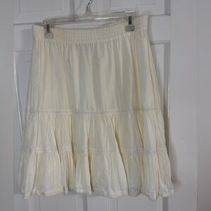 LOFT Cream Skirt